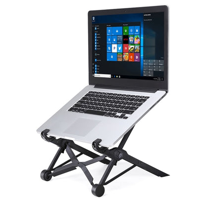 NEXSTAND Portable Adjustable Foldable Desk Holder Stand for Laptop / Notebook, Suitable for: More than 11.6 inch(Black) - Computer & Networking by buy2fix | Online Shopping UK | buy2fix