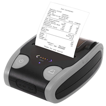 QS-5806 Portable 58mm Bluetooth POS Receipt Thermal Printer(Grey) - Consumer Electronics by buy2fix | Online Shopping UK | buy2fix