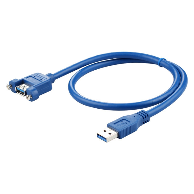 USB 3.0 Male to Female Extension Cable with Screw Nut, Cable Length: 1m - USB 3.0 by buy2fix | Online Shopping UK | buy2fix