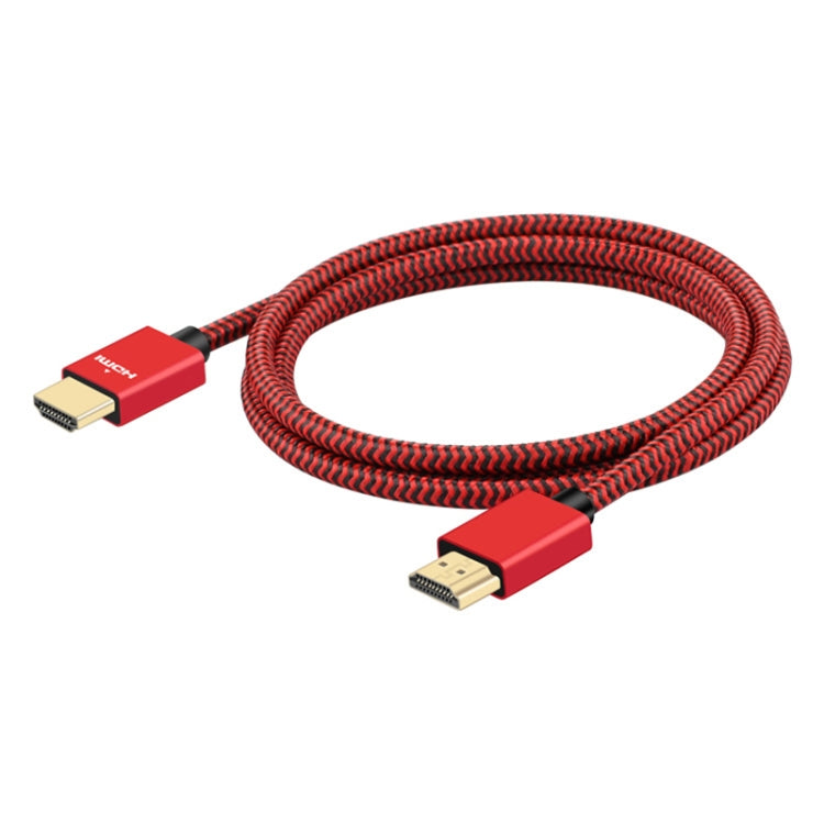 ULT-unite Gold-plated Head HDMI 2.0 Male to Male Nylon Braided Cable, Cable Length: 3m(Red) - Cable by ult-unite | Online Shopping UK | buy2fix