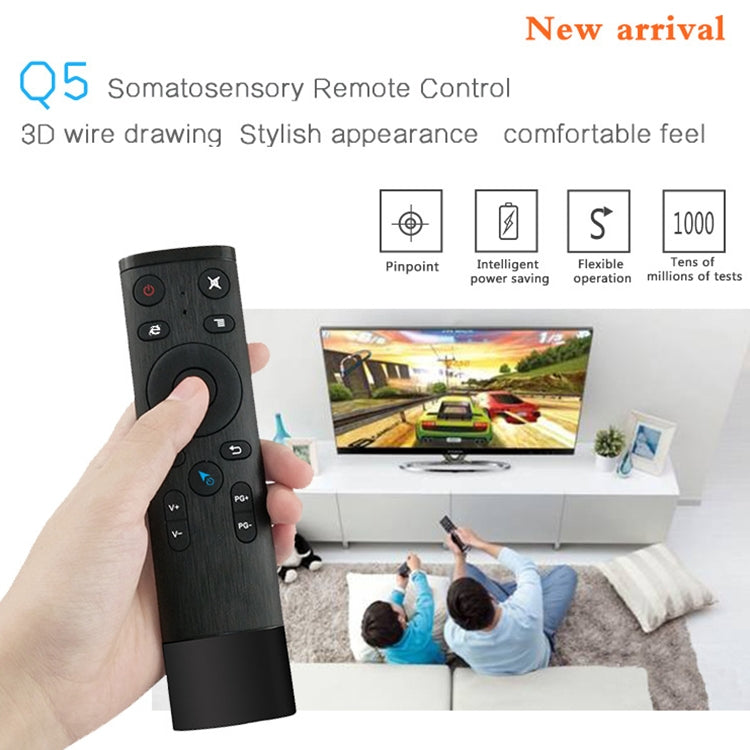 Q5 Voice Foreign Version USB 2.4G Wireless Voice Flying Mouse Remote Control, Support Set-Top Box / Computer - MINI PC Accessories & Gadgets by buy2fix | Online Shopping UK | buy2fix