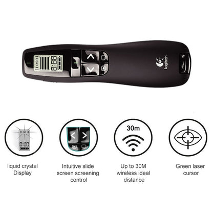 Logitech R800 2.4Ghz USB Wireless Presenter PPT Remote Control Flip Pen -  by Logitech | Online Shopping UK | buy2fix