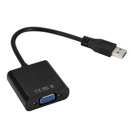 External Graphics Card Converter Cable USB3.0 to VGA, Resolution: 720P(Black) - Converter by buy2fix | Online Shopping UK | buy2fix