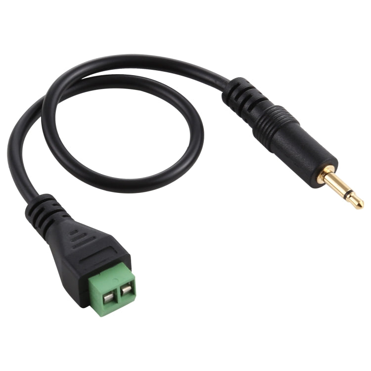 3.5mm Male to 2 Pin Pluggable Terminals Solder-free Connector Solderless Connection Adapter Cable, Length: 30cm - Consumer Electronics by buy2fix | Online Shopping UK | buy2fix