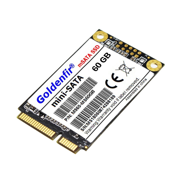 Goldenfir 1.8 inch Mini SATA Solid State Drive, Flash Architecture: TLC, Capacity: 60GB - Computer & Networking by Goldenfir | Online Shopping UK | buy2fix