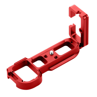 PULUZ 1/4 inch Vertical Shoot Quick Release L Plate Bracket Base Holder for Sony A7R / A7 / A7S(Red) - L-Bracket by PULUZ | Online Shopping UK | buy2fix