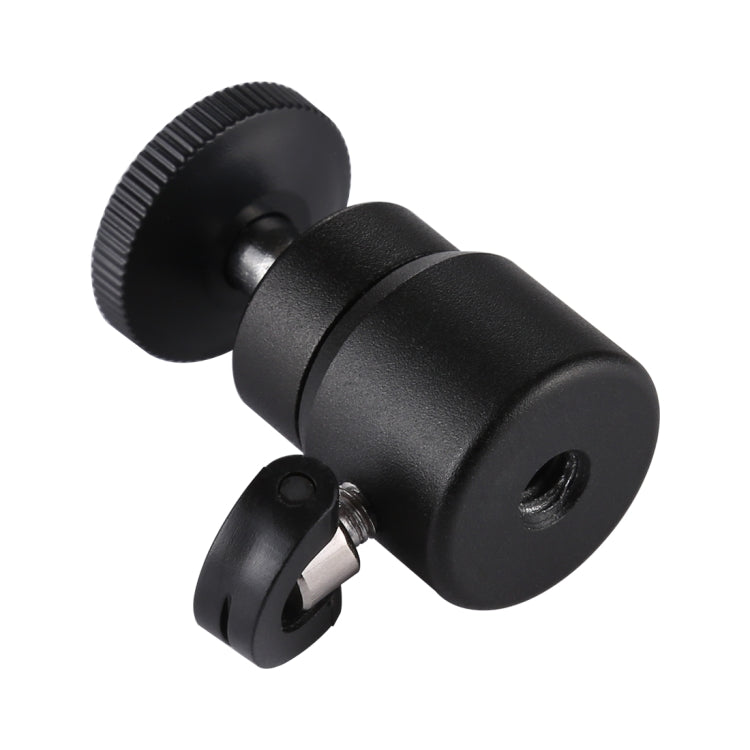 PULUZ 1/4 inch Screw Metal Tripod Ball Head Adapter with Lock - Camera Accessories by PULUZ | Online Shopping UK | buy2fix