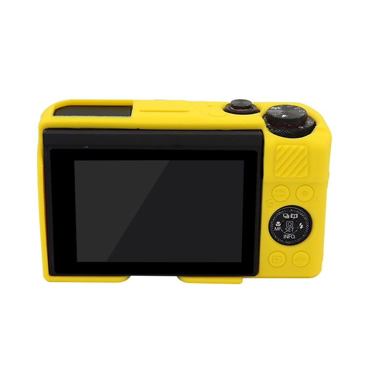 PULUZ Soft Silicone Protective Case for Canon EOS G7 X Mark II(Yellow) - Camera Accessories by PULUZ | Online Shopping UK | buy2fix