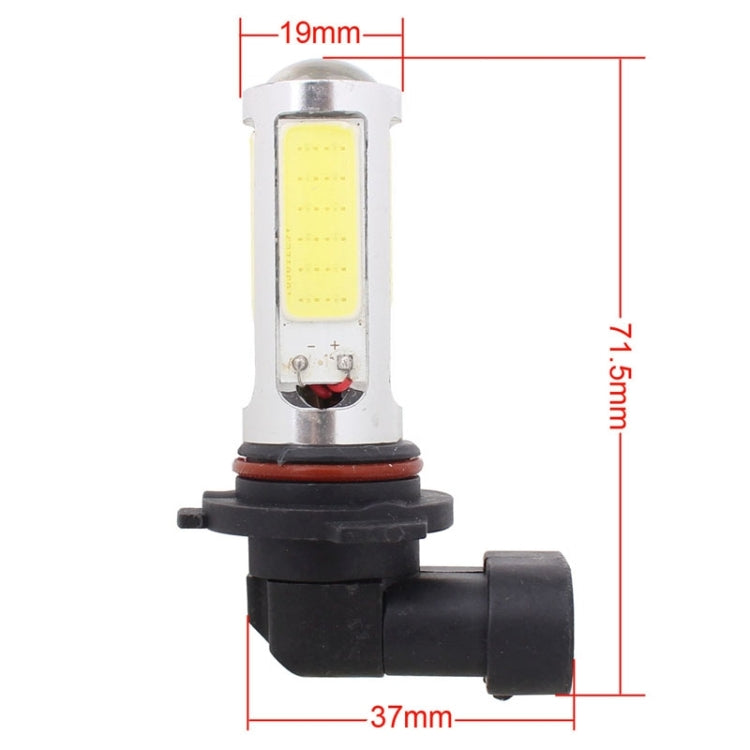 2PCS 9005 1250LM 20W + 5W 5 x COB LED White Light Car Front Fog Lamp Bulb, DC 12V - In Car by buy2fix | Online Shopping UK | buy2fix