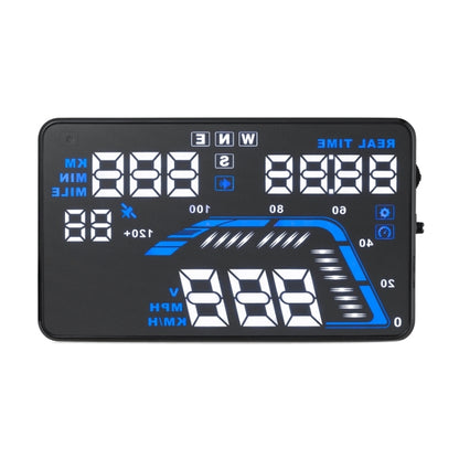 Q7 5.5 inch Car GPS HUD Vehicle-mounted Head Up Display Security System, Support Speed & Real Time & Altitude & Over Speed Alarm & Satellite Number, etc. - Head Up Display System by buy2fix | Online Shopping UK | buy2fix