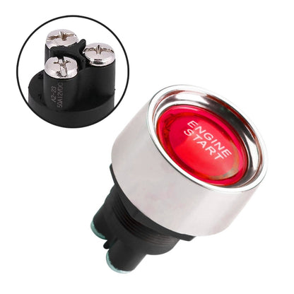Red Light Push Start Ignition Switch for Racing Sport (DC 12V)(Red) - In Car by buy2fix | Online Shopping UK | buy2fix