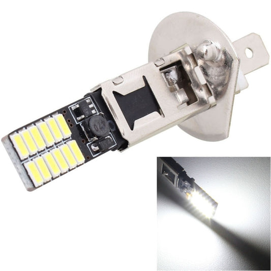 2 PCS H1 4.8W 720LM 6500K White Light 24 LED SMD 4014 Error-Free Canbus Car Clearance Lights Lamp, DC 12V - In Car by buy2fix | Online Shopping UK | buy2fix
