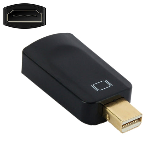 Mini DisplayPort Male to HDMI Female Adapter, Size: 4cm x 1.8cm x 0.7cm(Black) - Adapter by buy2fix | Online Shopping UK | buy2fix