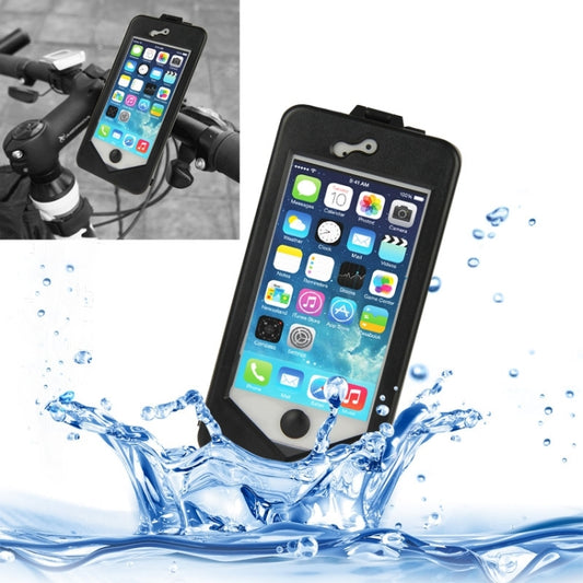 360 Degree Rotation 3 Layer (Plastic + Touch Panel Screen + Silicone Tray) Combination Bicycle Holder for iPhone 5 & 5S - Holders by buy2fix | Online Shopping UK | buy2fix