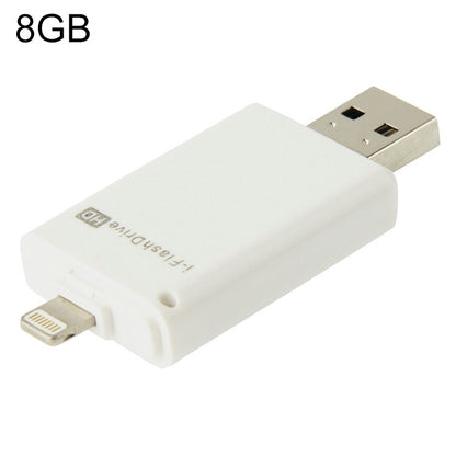 i-Flash Driver HD U Disk USB Drive Memory Stick for iPhone / iPad / iPod touch(White) - U Disk & Card Reader by buy2fix | Online Shopping UK | buy2fix