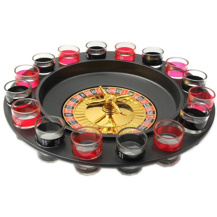 16 Shot Turntable Drinking Roulette Set - Gambling by buy2fix | Online Shopping UK | buy2fix