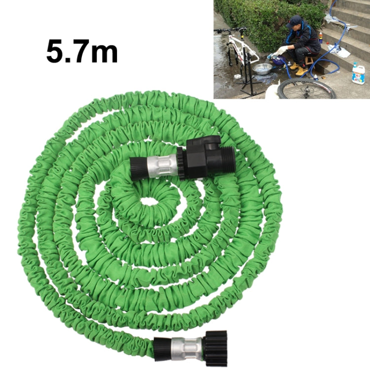 Durable Flexible Dual-layer Water Pipe Water Hose, Length: 5m, US Standard(Green) - Car Washer & Accessories by buy2fix | Online Shopping UK | buy2fix