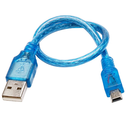 USB 2.0 AM to Mini USB Male Adapter Cable , Length: 30cm (Blue) - USB Cable by buy2fix | Online Shopping UK | buy2fix