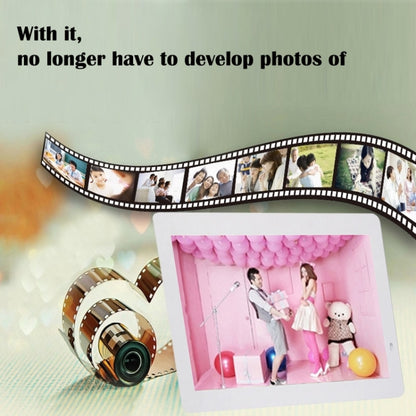 14 inch LED Display Multi-media Digital Photo Frame with Holder & Music & Movie Player, Support USB / SD / MS / MMC Card Input(White) - Consumer Electronics by buy2fix | Online Shopping UK | buy2fix