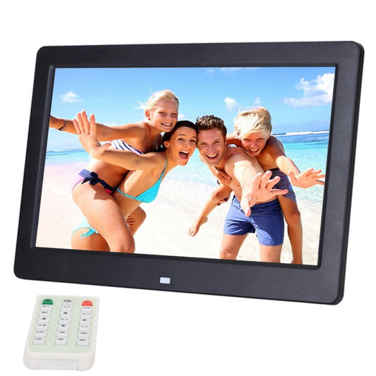 10.1 inch HD Wide Screen Digital Photo Frame with Holder & Remote Control, Allwinner E200, Alarm Clock / MP3 / MP4 / Movie Player(Black) - Consumer Electronics by buy2fix | Online Shopping UK | buy2fix