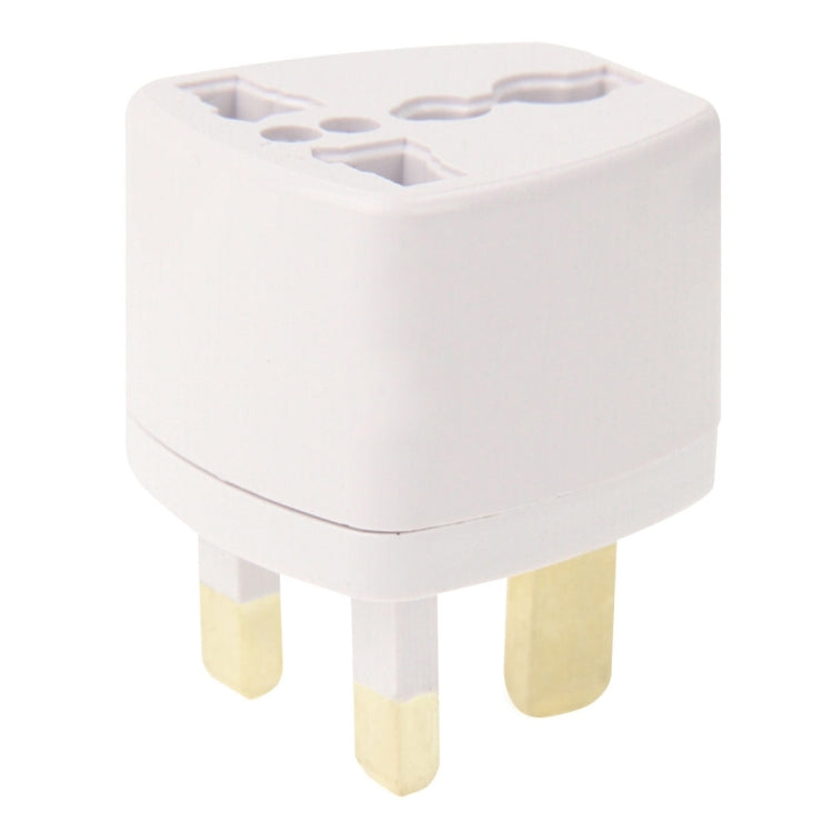 [HK Warehouse] Travel Power Adapter Plug Adapter with UK Socket Plug(White) - Consumer Electronics by buy2fix | Online Shopping UK | buy2fix
