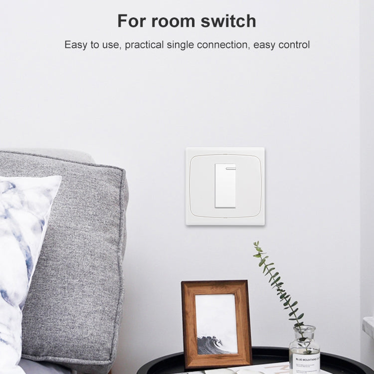 Wall Plate with Screw for Blank Inserts - 1 Hole, Use around the world(White) - Consumer Electronics by buy2fix | Online Shopping UK | buy2fix
