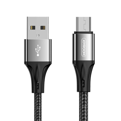 JOYROOM S-0230N1 N1 Series 0.2m 3A USB to Micro USB Data Sync Charge Cable(Black) - Micro USB Cable by JOYROOM | Online Shopping UK | buy2fix