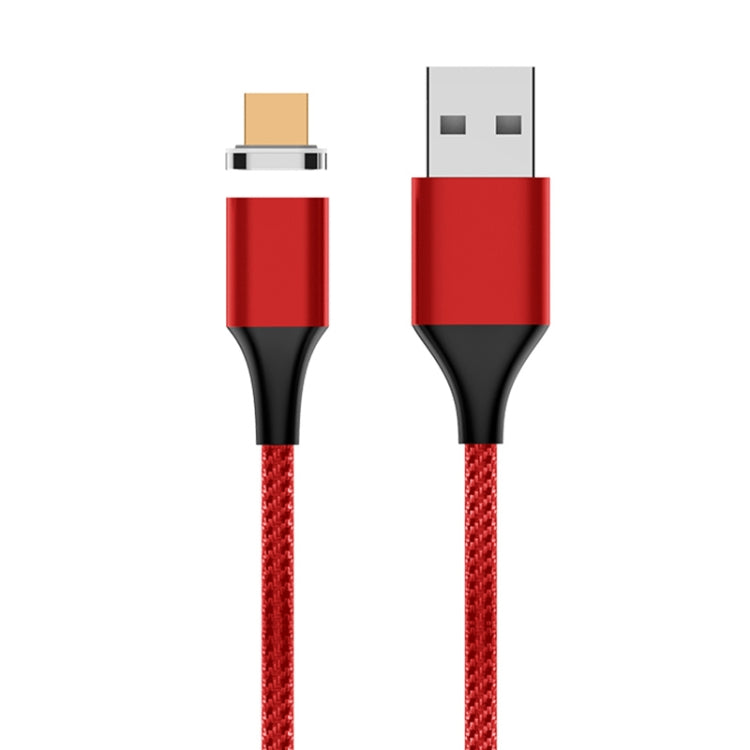 M11 5A USB to Micro USB Nylon Braided Magnetic Data Cable, Cable Length: 2m (Red) - Mobile Accessories by buy2fix | Online Shopping UK | buy2fix