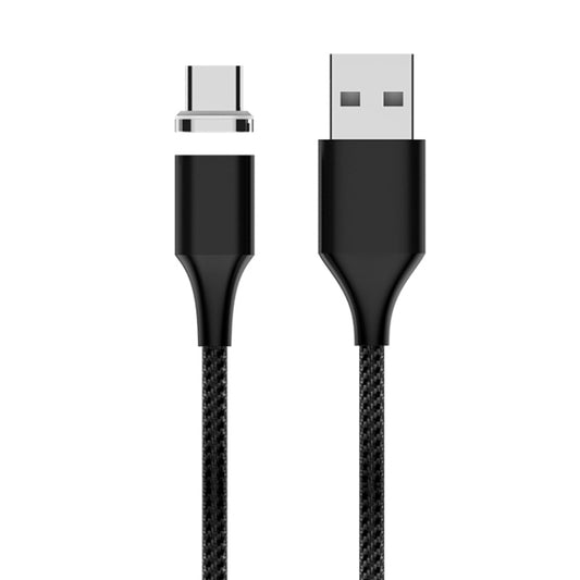 M11 5A USB to USB-C / Type-C Nylon Braided Magnetic Data Cable, Cable Length: 1m (Black) - Mobile Accessories by buy2fix | Online Shopping UK | buy2fix