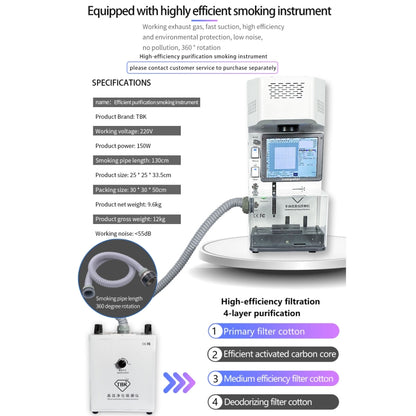 TBK958B Automatic Mini Laser Marking Screen Separater Repair Machine - Repair Platform by TBK | Online Shopping UK | buy2fix