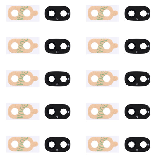 For Galaxy J7 (2018) 10pcs Back Camera Lens Cover with Sticker - Camera by buy2fix | Online Shopping UK | buy2fix