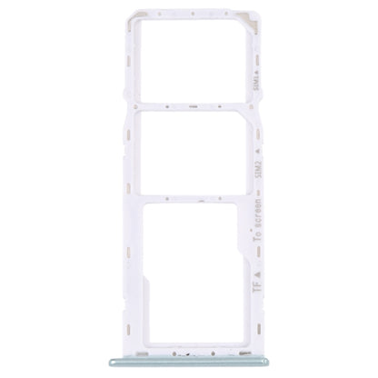 For Samsung Galaxy M42 5G SM-A436B Original SIM Card Tray + SIM Card Tray + Micro SD card tray (Green) - Repair & Spare Parts by buy2fix | Online Shopping UK | buy2fix