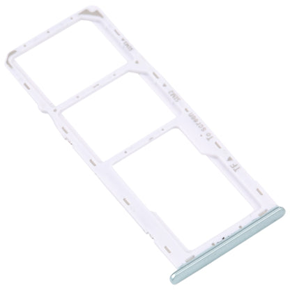 For Samsung Galaxy M42 5G SM-A436B Original SIM Card Tray + SIM Card Tray + Micro SD card tray (Green) - Repair & Spare Parts by buy2fix | Online Shopping UK | buy2fix