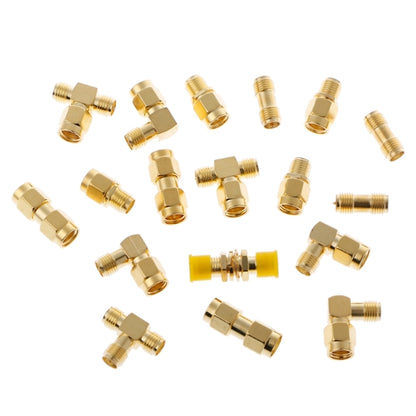 18 PCS / Set SMA Male Female Connector Kit Antenna Plug Converter Coaxial Adapter Set - Security by buy2fix | Online Shopping UK | buy2fix
