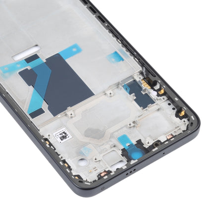 For Xiaomi 12 Lite Original Front Housing LCD Frame Bezel Plate (Black) - Repair & Spare Parts by buy2fix | Online Shopping UK | buy2fix