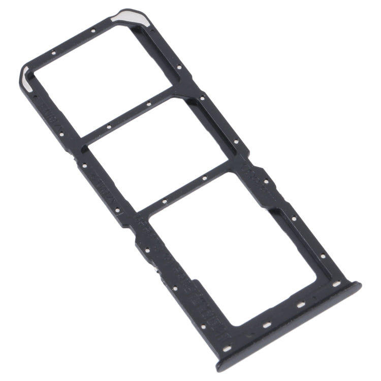 For OPPO A52 4G SIM Card Tray + SIM Card Tray + Micro SD Card Tray (Black) - Card Socket by buy2fix | Online Shopping UK | buy2fix