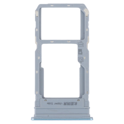 For vivo Y33S / Y33T SIM Card Tray + SIM / Micro SD Card Tray (Blue) - Card Socket by buy2fix | Online Shopping UK | buy2fix