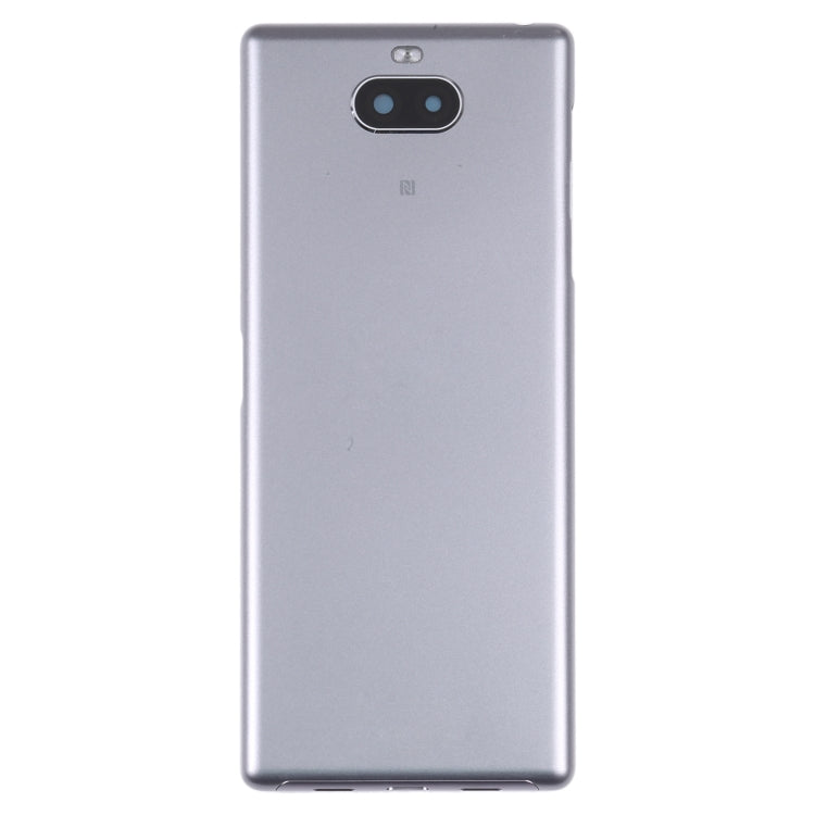 For Sony Xperia 10 Original Battery Back Cover(Silver) - Repair & Spare Parts by buy2fix | Online Shopping UK | buy2fix