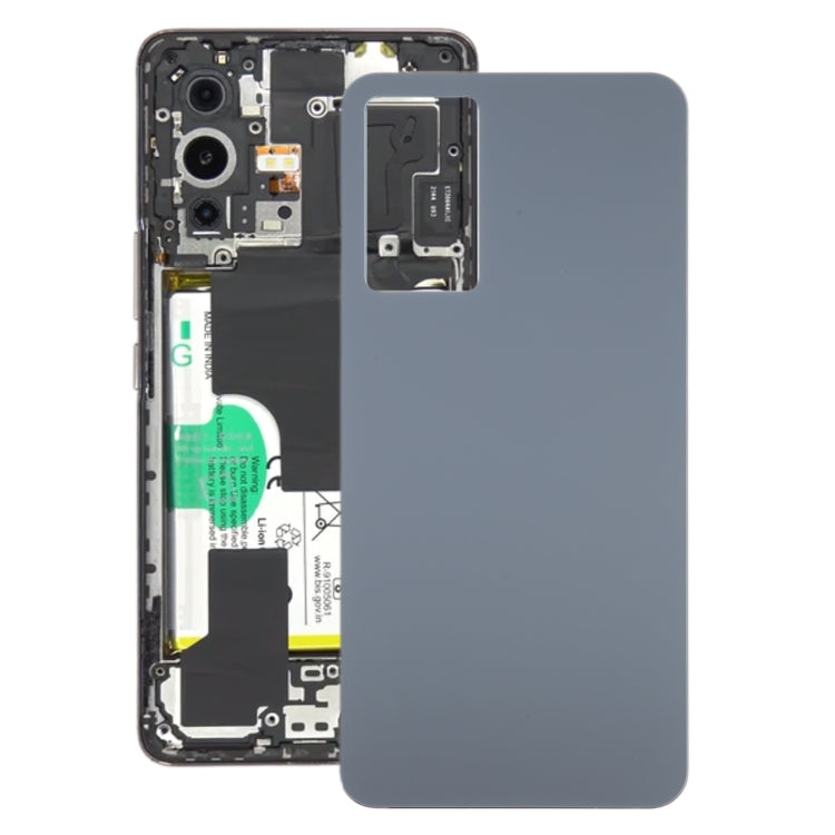 For vivo V23e 4G / V23e 5G OEM Glass Battery Back Cover(Black) - Repair & Spare Parts by buy2fix | Online Shopping UK | buy2fix