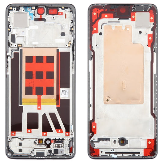 For OPPO Reno9 Pro Original Front Housing LCD Frame Bezel Plate (Black) - Frame Bezel Plate by buy2fix | Online Shopping UK | buy2fix