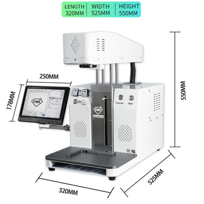 TBK-958C Automatic Laser Marking Screen Separater Repair Machine - Laser Machines by TBK | Online Shopping UK | buy2fix