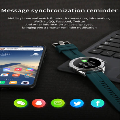 Y10 1.54inch Color Screen Smart Watch IP68 Waterproof,Support Heart Rate Monitoring/Blood Pressure Monitoring/Blood Oxygen Monitoring/Sleep Monitoring(Coffee) - Smart Wear by buy2fix | Online Shopping UK | buy2fix