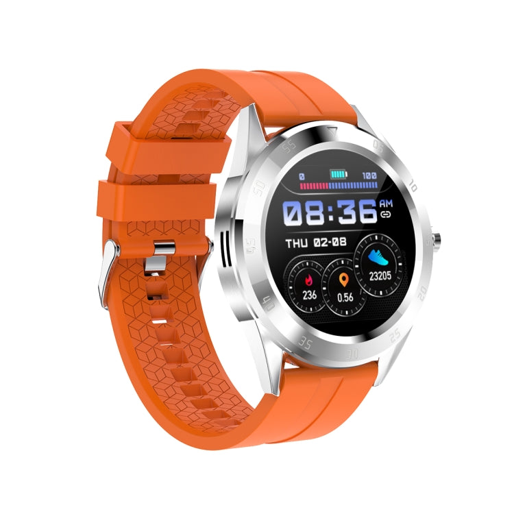 Y10 1.54inch Color Screen Smart Watch IP68 Waterproof,Support Heart Rate Monitoring/Blood Pressure Monitoring/Blood Oxygen Monitoring/Sleep Monitoring(Orange) - Smart Wear by buy2fix | Online Shopping UK | buy2fix