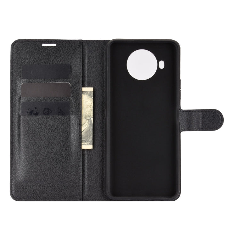 For Nokia 8.3 5G Litchi Texture Horizontal Flip Protective Case with Holder & Card Slots & Wallet(Black) - Mobile Accessories by buy2fix | Online Shopping UK | buy2fix