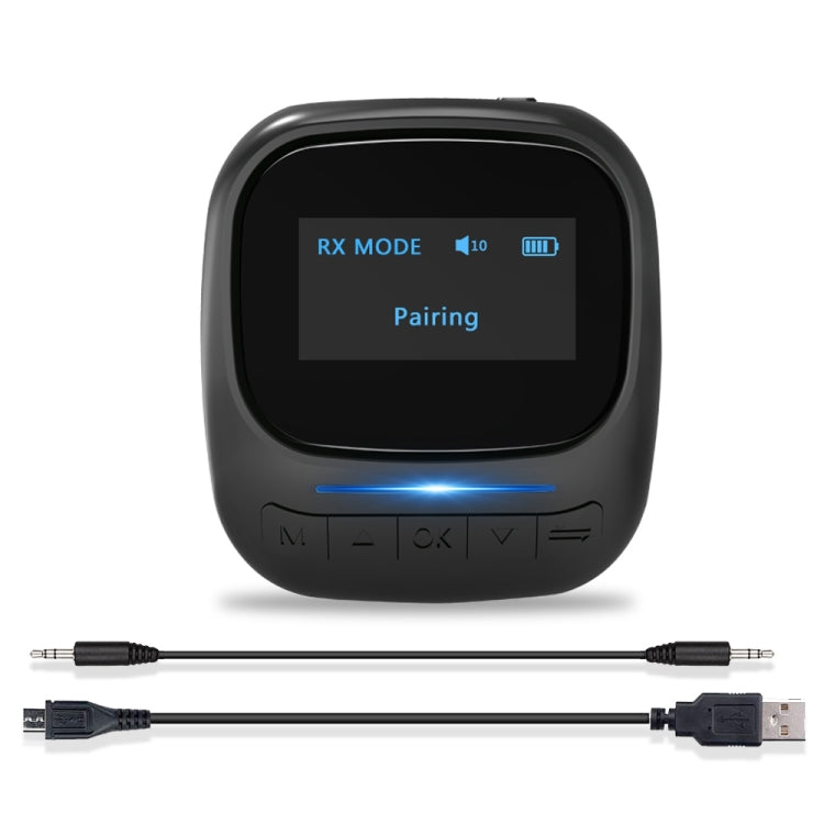 B36 CSR OLED Bluetooth 5.0 Receiver-transmitter Two-in-one Audio Receiver Transmitter - Apple Accessories by buy2fix | Online Shopping UK | buy2fix