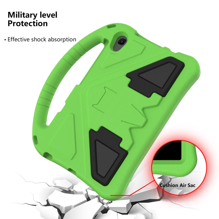 For Lenovo Tab M8 TB-8505F/X(HD)/8705 EVA Flat Anti Falling Protective Case Shell with Holder(Green) - For Lenovo by buy2fix | Online Shopping UK | buy2fix