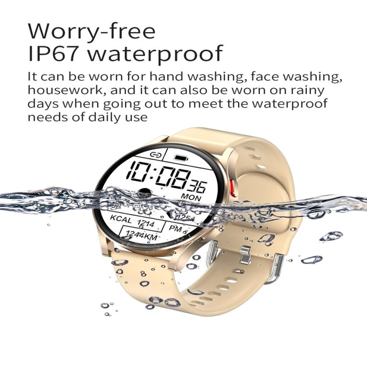 P30 1.3 inch Color Screen Smart Watch, IP67 Waterproof,Support Bluetooth Call/Heart Rate Monitoring/Blood Pressure Monitoring/Blood Oxygen Monitoring/Sleep Monitoring(Black) - Smart Wear by buy2fix | Online Shopping UK | buy2fix