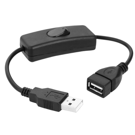 28cm USB 2.0 A Male to A Female Extension Extender Cable With Switch -  by buy2fix | Online Shopping UK | buy2fix