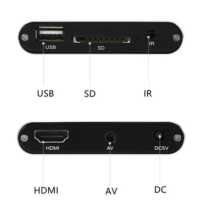 X9 HD Multimedia Player 4K Video Loop USB External Media Player AD Player(UK  Plug) - Consumer Electronics by buy2fix | Online Shopping UK | buy2fix