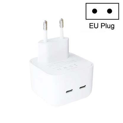 SDC-40W Dual PD USB-C / Type-C Charger for iPhone / iPad Series, EU Plug - Apple Accessories by buy2fix | Online Shopping UK | buy2fix